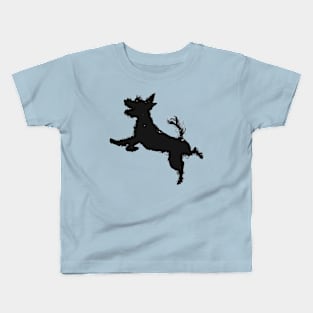 Silhouette of Toto Dog Kids T-Shirt